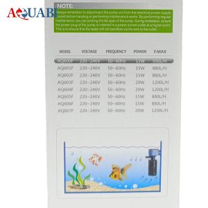 فیلتر داخلی آکواتک AQ600F