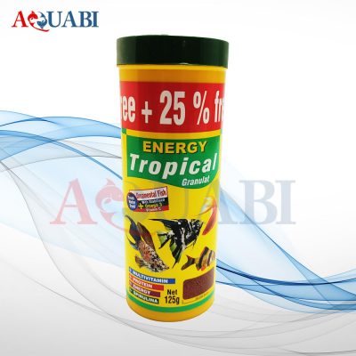 غذا ماهی آکواریوم انرژی تروپیکال گرانول 125g