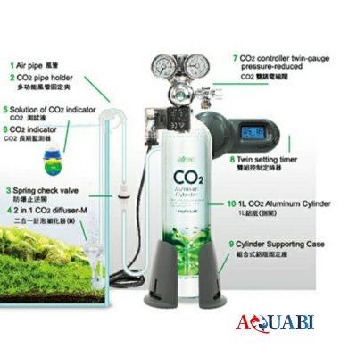 ست کامل CO2 حرفه ای با کپسول یک لیتری کد I-684 ایستا