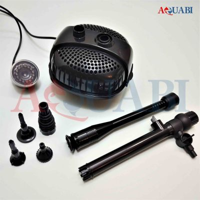 پمپ آبنما فواره با 4 مدل نازل و نور ال ای دی WP-18E سوبو