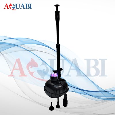 پمپ آبنما فواره با 4 مدل نازل و نور ال ای دی WP-18E سوبو