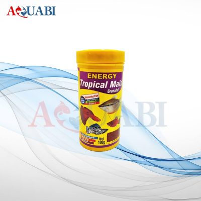 غذای تروپیکال مین گرانولی انرژی ماهیان آکواریوم 100 گرمی