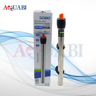 بخاری آکواریوم استیل 200 وات