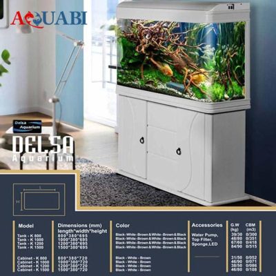 آکواریوم دلسا k-1500 با پایه