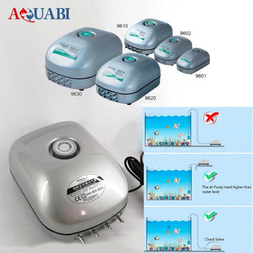 پمپ هوای 6 خروجی ولوم دار 9620 هایلا