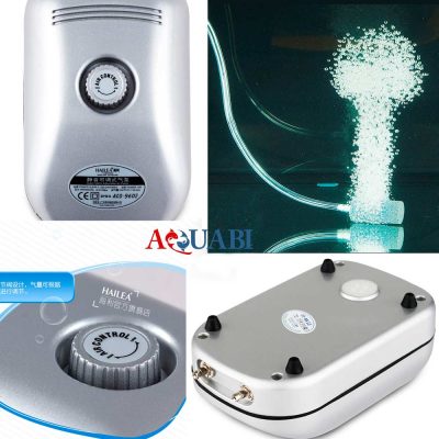 پمپ هوای 2 خروجی ولوم دار 9602 هایلا