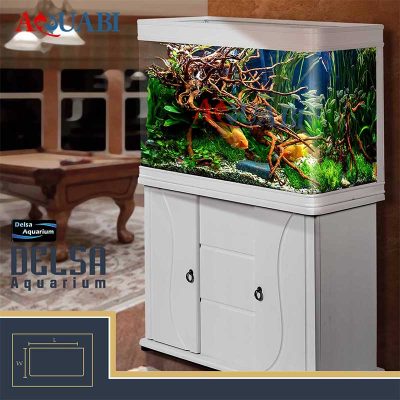 آکواریوم دلسا DG-L250 قابدار بدون پایه