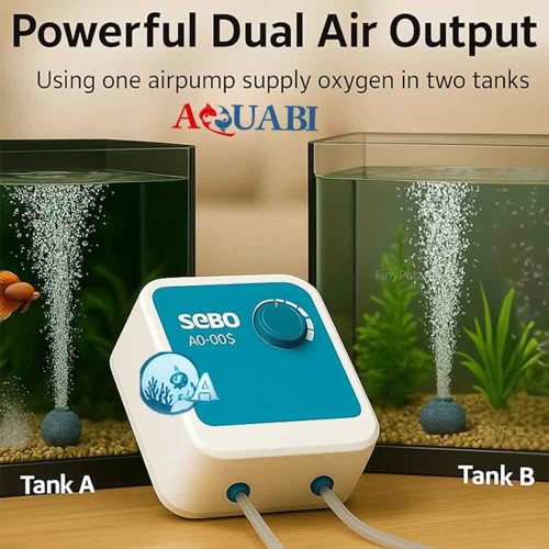 پمپ هوا دو خروجی سوبو AQ-005