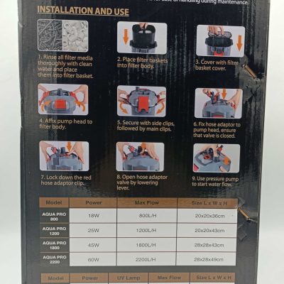 فیلتر سطلی 1200 آکوا پرو آکوا زونیک
