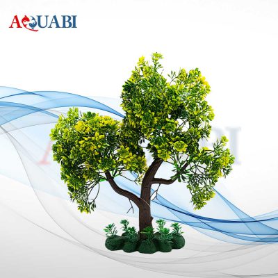 گیاه مصنوعی تزیینی آکواریوم درختچه بزرگ (B-15)