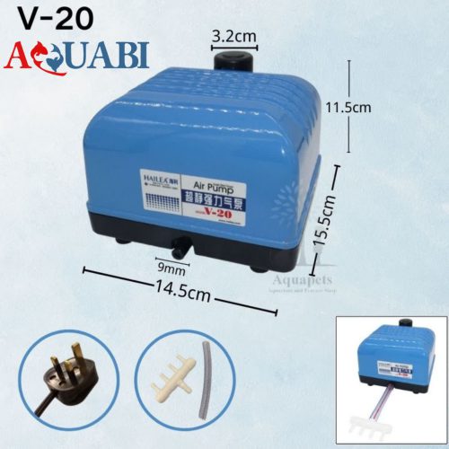 کمپرسور آکواریوم هایلا کم صدای V-20