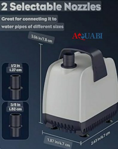 واتر پمپ کف کش خشک و تر آکواریوم LV-1500DX جینگی