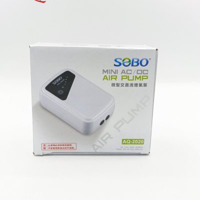 پمپ هوا شارژی 2 خروجی AQ-2020 سوبو