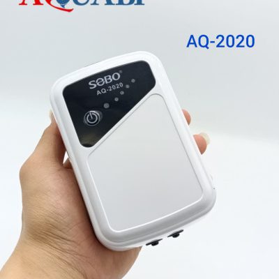 پمپ هوا شارژی 2 خروجی AQ-2020 سوبو