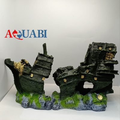 مجسمه آکواریوم کشتی غول پیکر 2 تکه A-10