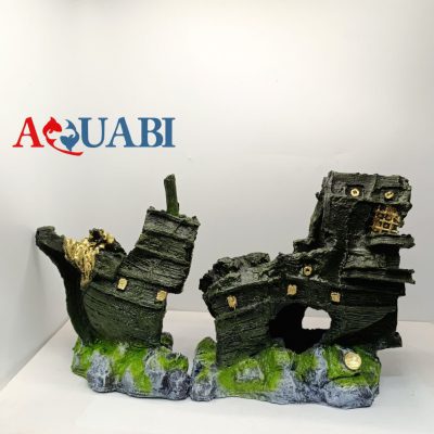 مجسمه آکواریوم کشتی غول پیکر 2 تکه A-10