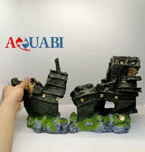 مجسمه آکواریوم کشتی غول پیکر 2 تکه A-10
