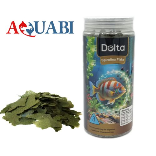 غذای ماهی فلیک اسپیرولینا دلتا 100gr