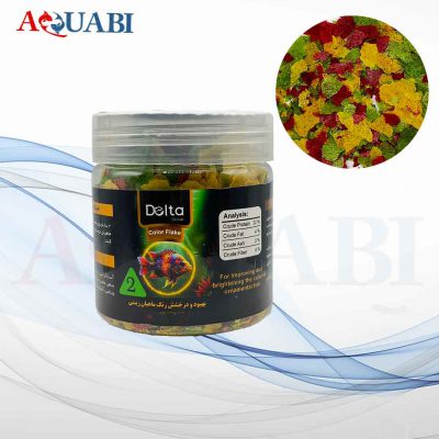 غذای فلیک تقویت رنگ ماهی دلتا 50gr
