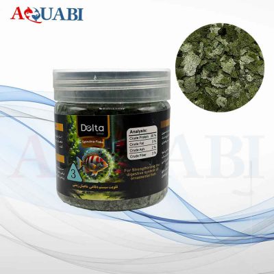 غذای ماهی فلیک اسپیرولینا دلتا 50gr