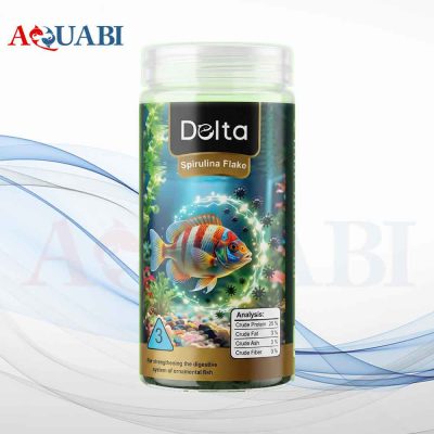 غذای ماهی فلیک اسپیرولینا دلتا 100gr