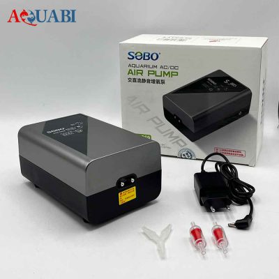 پمپ هوا شارژی دو خروجی AQ-069 سوبو