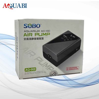 پمپ هوا شارژی دو خروجی AQ-069 سوبو