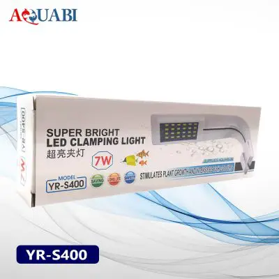 چراغ گیره دار آکواریوم YR-S400 7W