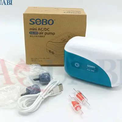 پمپ هوا شارژی 2 خروجی سوبو AQ-388